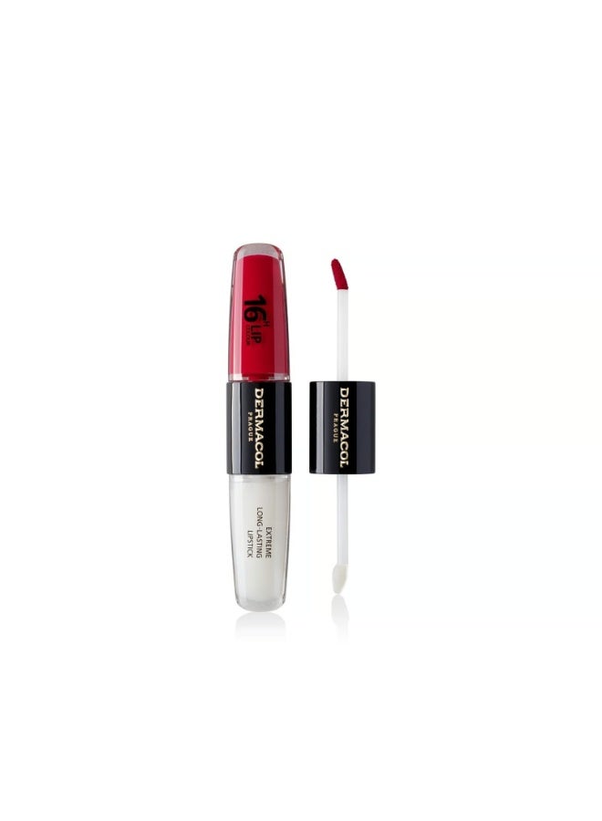 Dermacol 16h Lip Color 2-In-1 Extreme Long-Lasting Lipstick 3 - Image 1