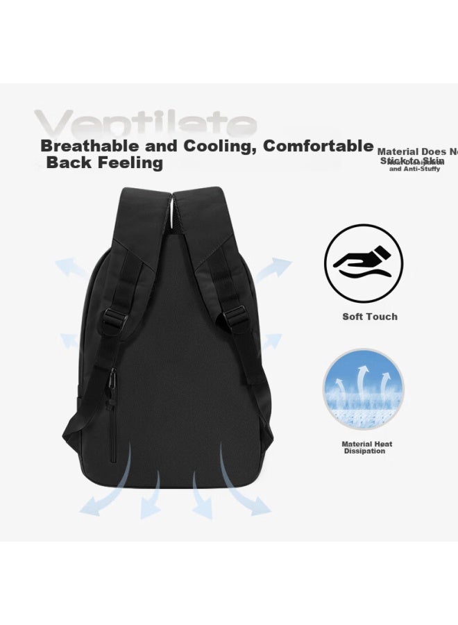 BUBM Biyoumei Large Capacity Fashion Backpack Casual Travel Laptop Bag School Backpack For High School, College, And Middle School Students Uni - Image 3