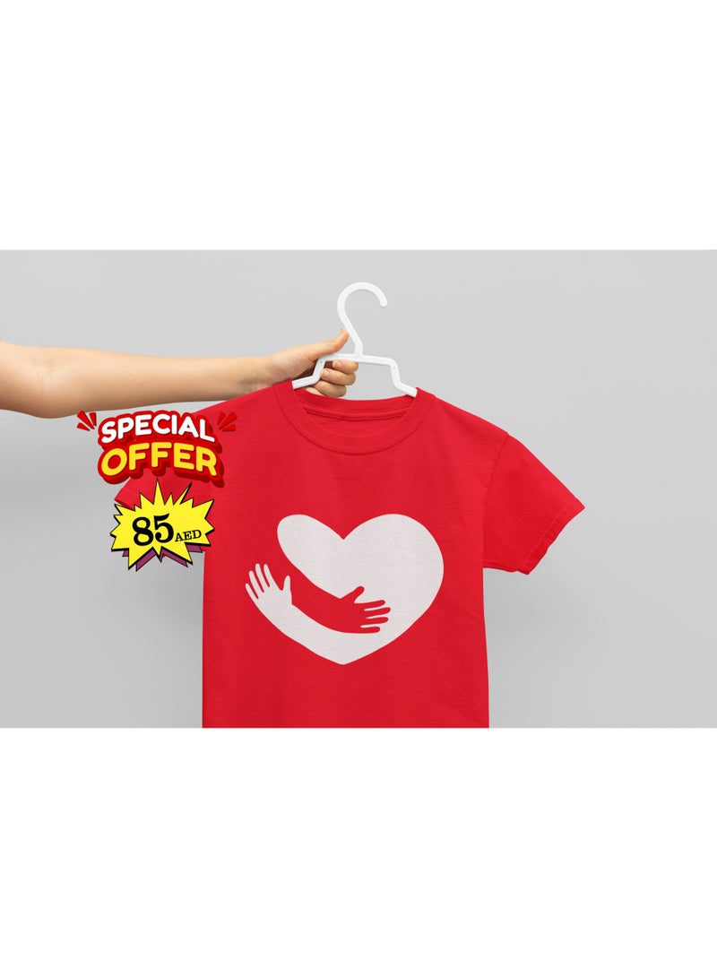 ZOOM Soft Cotton Kids Heart Day T-Shirt