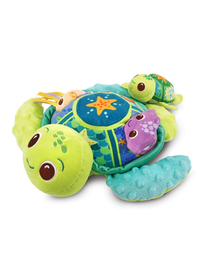 vtech Pull baby turtle out and watch it wiggle back to big turtle! Press the soft fabric buttons for early learning content, sounds and melodies. - Image 1