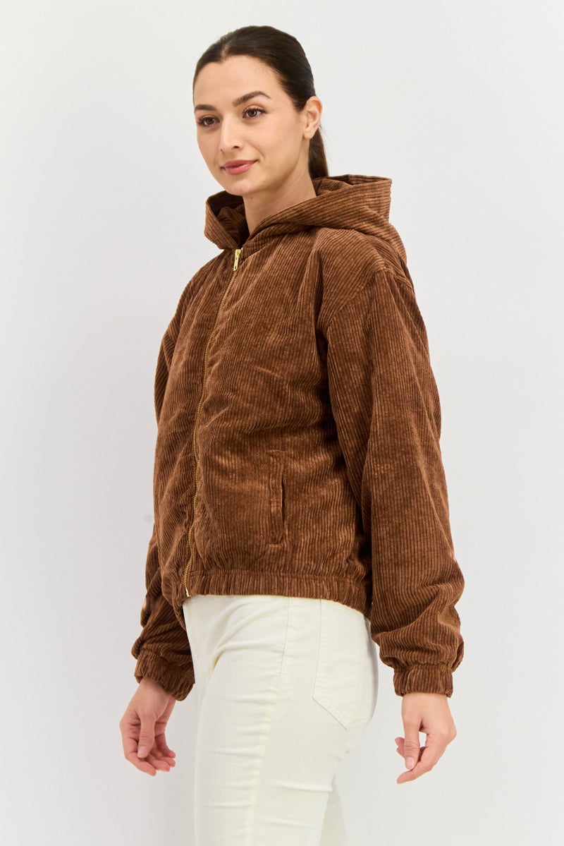 DEX Women Cordray Softshell Jacket, Brown - Image 3