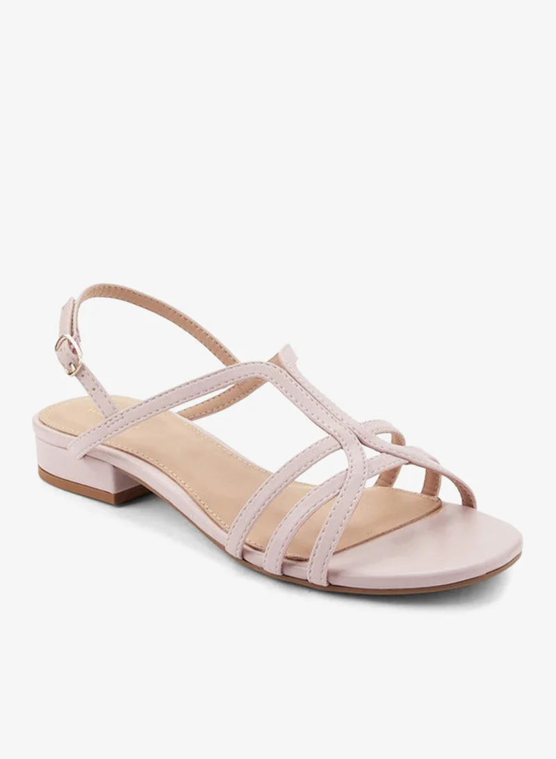 Flora Bella By Shoexpress Pink Women Strappy Sandals for Women | Best Price UAE