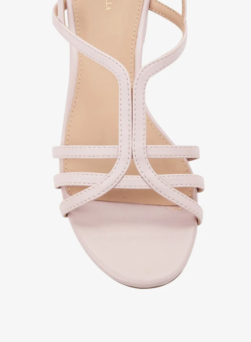 Flora Bella By Shoexpress Pink Women Strappy Sandals for Women | Best Price UAE