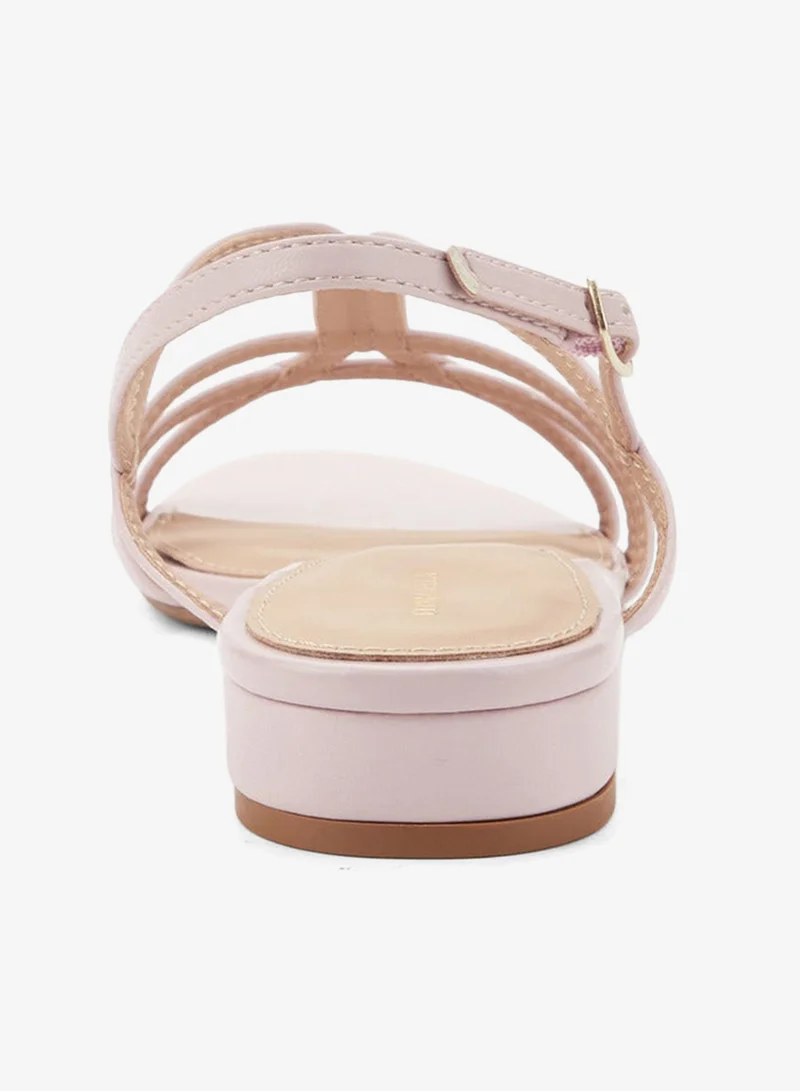 Flora Bella By Shoexpress Pink Women Strappy Sandals for Women | Best Price UAE