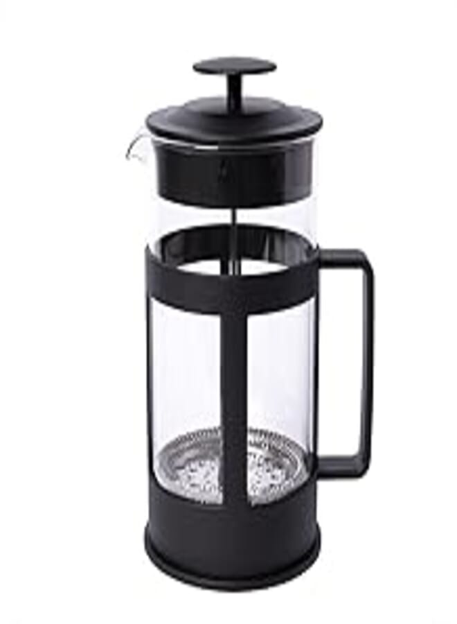 Arabest French Press Coffee Maker, Coffee Tea Maker with Stainless Steel Filter, Heat Resistant Borosilicate Glass Coffee Press (600ml)