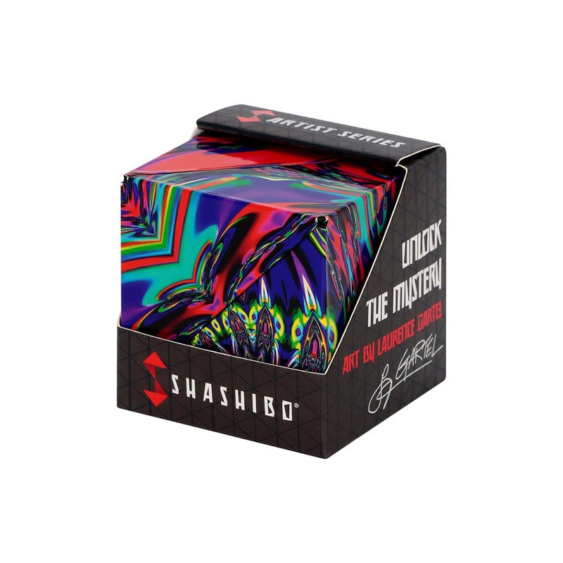 SHASHIBO Shape Shifting Box - Award-Winning Fidget Toy w/ 36 Rare Earth Magnets - Fidget Cube Transforms Into Over 70 Shapes, Sensory Toy Gift for Kids, Teens, and Adults (Chaos) - Image 1