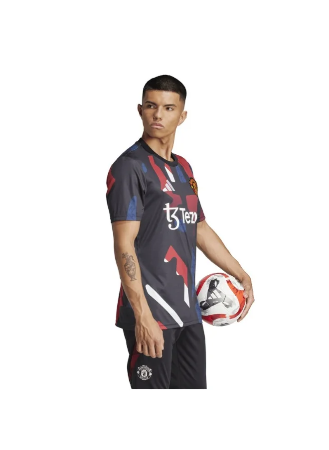 اديداس adidas MUFC PRESHI Black Football JERSEYS for Men - XS