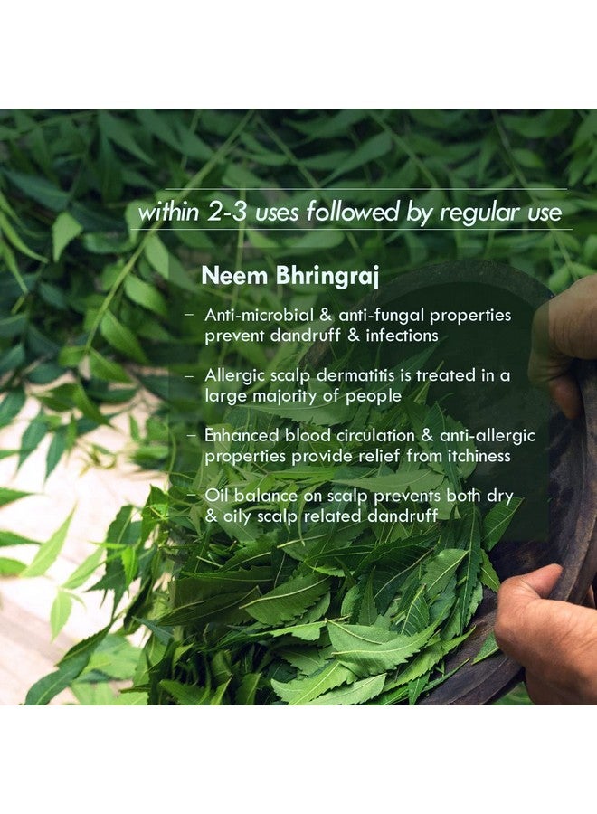 Nat Habit Neem Bhringraj Winter Hair Oil For Men & Women, Reduces Dandruff, Suitable For All Hair Types, No Paraffin, Mineral Oil, Preservatives & Chemicals, 100Ml - Image 2