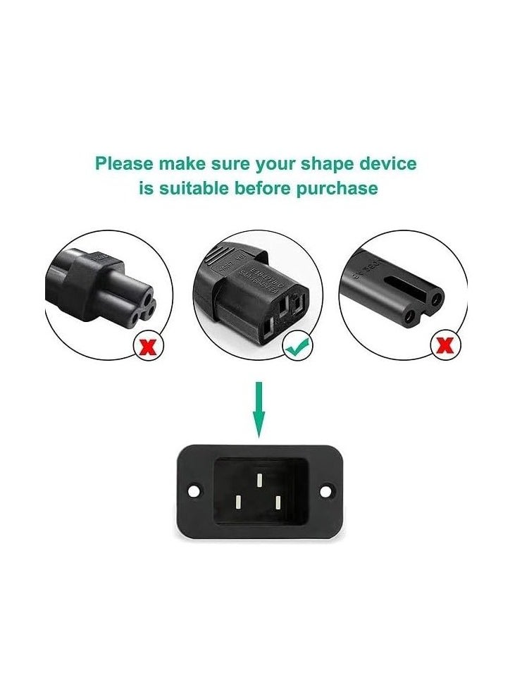 Generic - "UK 3-Pin Power Cable 1.8 Meter with Fuse - High Quality AC Power Cord for Computer, Printer, LCD/LED Monitor - Compatible with Dell, HP, Samsung, Sony, Lenovo" - Image 1