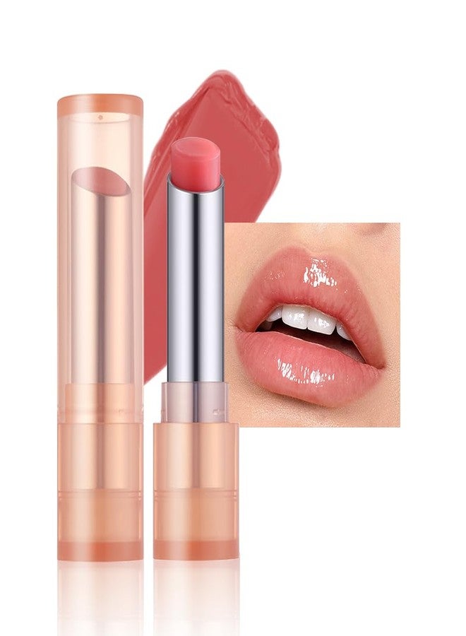 Hxssll Moisturizing Lip Balm – Hydrating Nourishing Lip Care with Natural Ingredients, Vitamin E & Shea Butter, Smooth Non-Sticky Tinted Lip Balm for Dry & Chapped Lips, Soft Glossy Lipstick for Daily Use 4# - Image 1