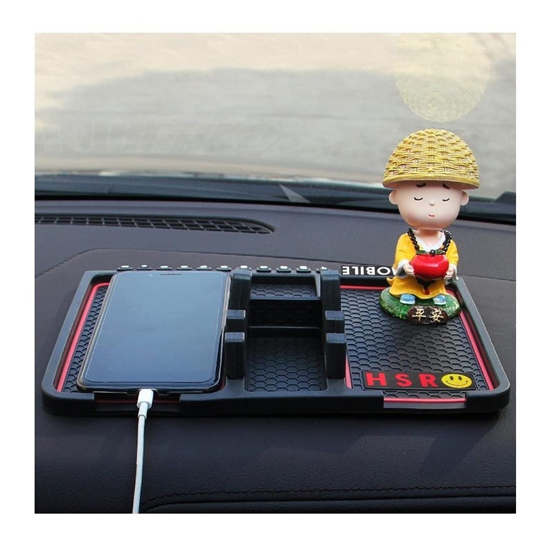 HSR Car Accessories Multifunction Phone GPS Holder Anti-Slip Silicone Pad and Car Mobile Holders for Car Dashboard - Image 1