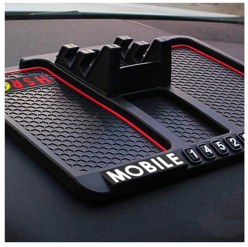 HSR Car Accessories Multifunction Phone GPS Holder Anti-Slip Silicone Pad and Car Mobile Holders for Car Dashboard - Image 4