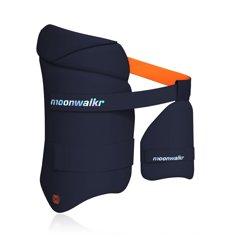 moonwalkr Thigh Guard 2.0 Protective Gear for Batter’s Height (4’5”- 4’8”) Cricket Thigh Pad Cricket Accessories & Equipment Safeguarding Both Your Outer and Inner Thighs Blue (X-Small, Left Hand) - Image 5