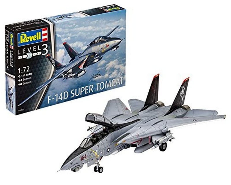 Revell ريفيل F-14d سوبر تومكات 03960 مقياس 1:72 - Image 1