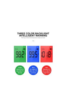 Najwa Infrared Digital Non-Contact Forehead Thermometer for Adults and Kids with Fever Alarm, Memory Function, LCD Display  - Image 4