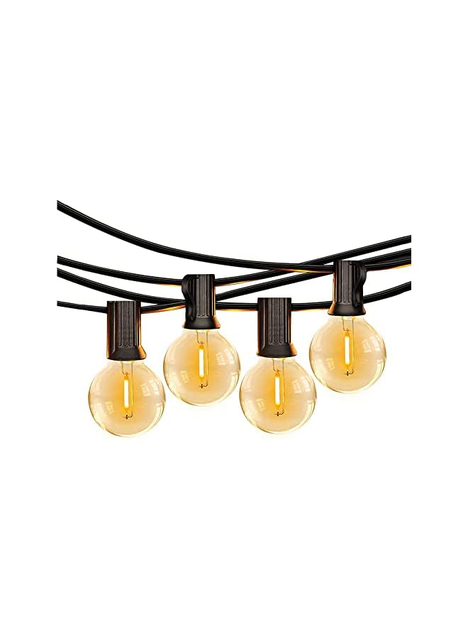 The Bros LZM-DC01 Outdoor Garden String Lights,25Ft(7.5m) G40 Outdoor Lights with 25 Bulbs +1 Spare Bulb for Backyard Balcony Cafe Party Home Decor,Waterproof Patio Lights  - Image 2