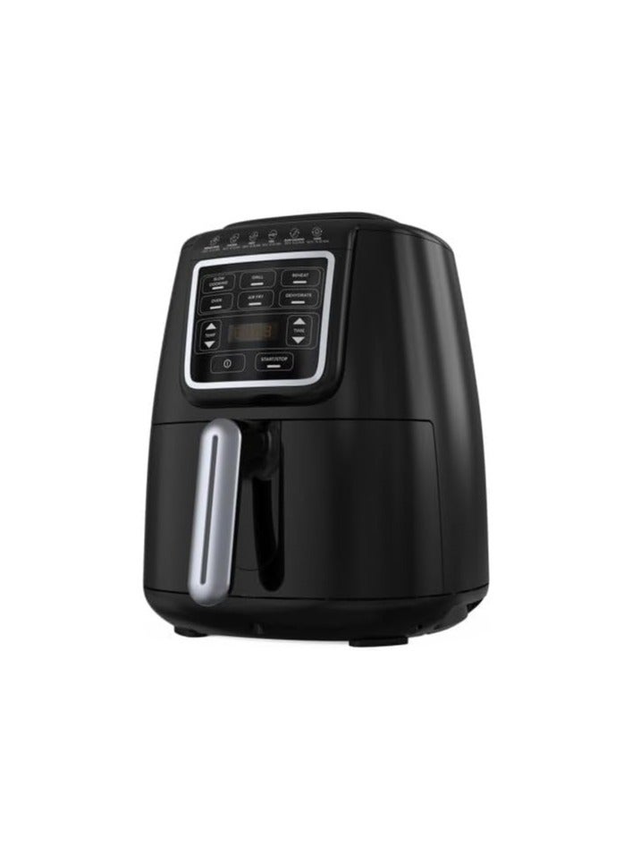 تورنيدو قلاية هوائية 1550 وات 4 لتر شاشة إل إي دي لون أسود × فضي THF-1554D-XL-BS - Image 2