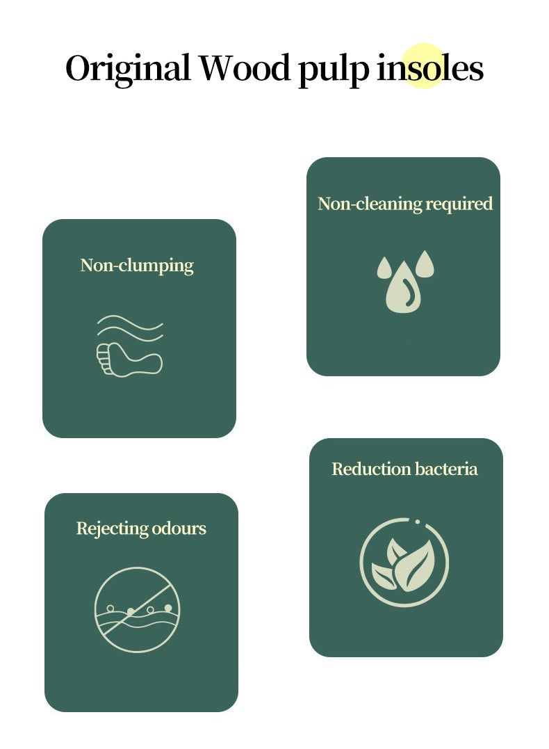 Plant wood pulp disposable insoles, breathable thin replaceable insoles, sweat-absorbent outdoor shoe liners insoles  - Image 5