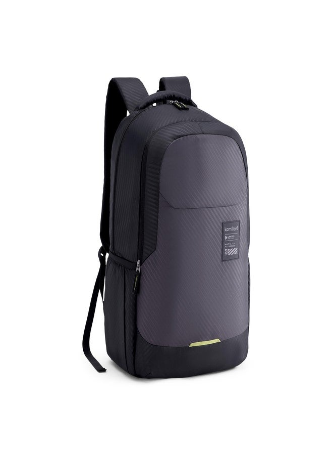 Kamiliant by American Tourister Biz Pro Casual Laptop Backpack with 15" Inch Laptop Compartment, 30 L Capacity, Ergonomically Designed with Bottle Holder for Men And Women - Black - Image 4