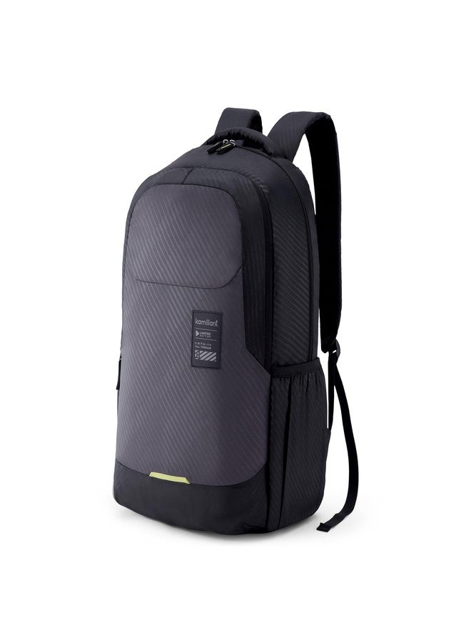 Kamiliant by American Tourister Biz Pro Casual Laptop Backpack with 15" Inch Laptop Compartment, 30 L Capacity, Ergonomically Designed with Bottle Holder for Men And Women - Black - Image 1