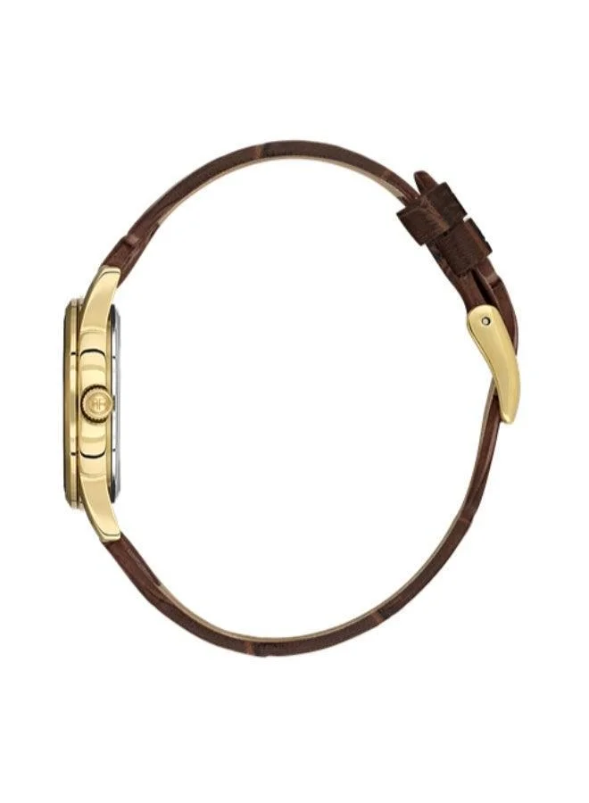 Freelook Paris Freelook - Naturelle Women's Watch | Steel Case | Leather Band | Silver & Round Dial | Analog | Japanese Quartz | Sapphire Crystal | Premium Luxury Watch | Ideal Gift | Water Resistant 50 Meters