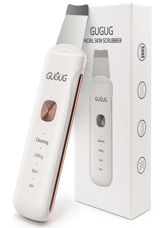 GUGUG Skin Scrubber 4-in-1 Waterproof Facial Spatula for Deep Cleansing, Blackhead Removal Tools, Pore Cleaner for Face - Image 1