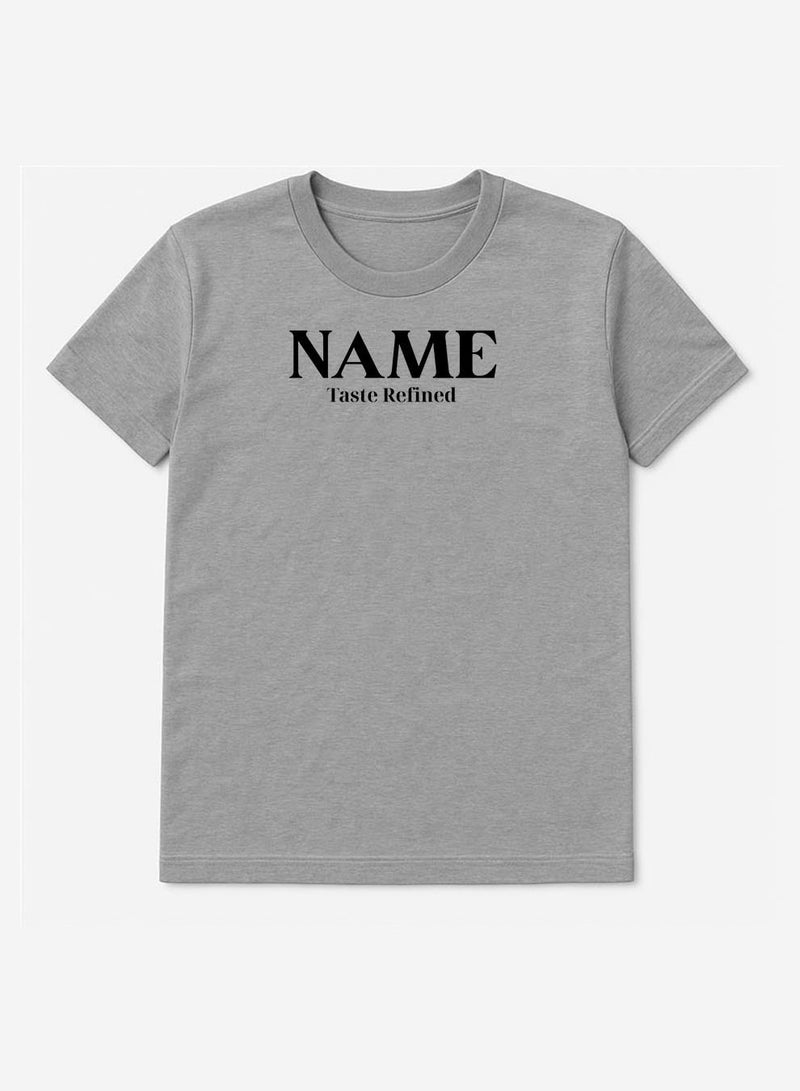 لوحة تيشيرت قطن قابل للتخصيص باسمك مع تصميم عبارة إنجليزية ذوق رفيع - Image 5