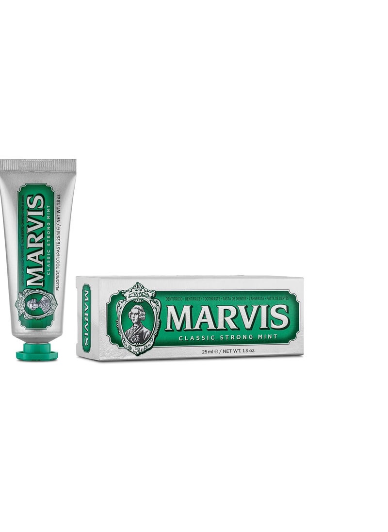 Marvis Marvis Classic Strong Mint Toothpaste 25 ml  - Image 1