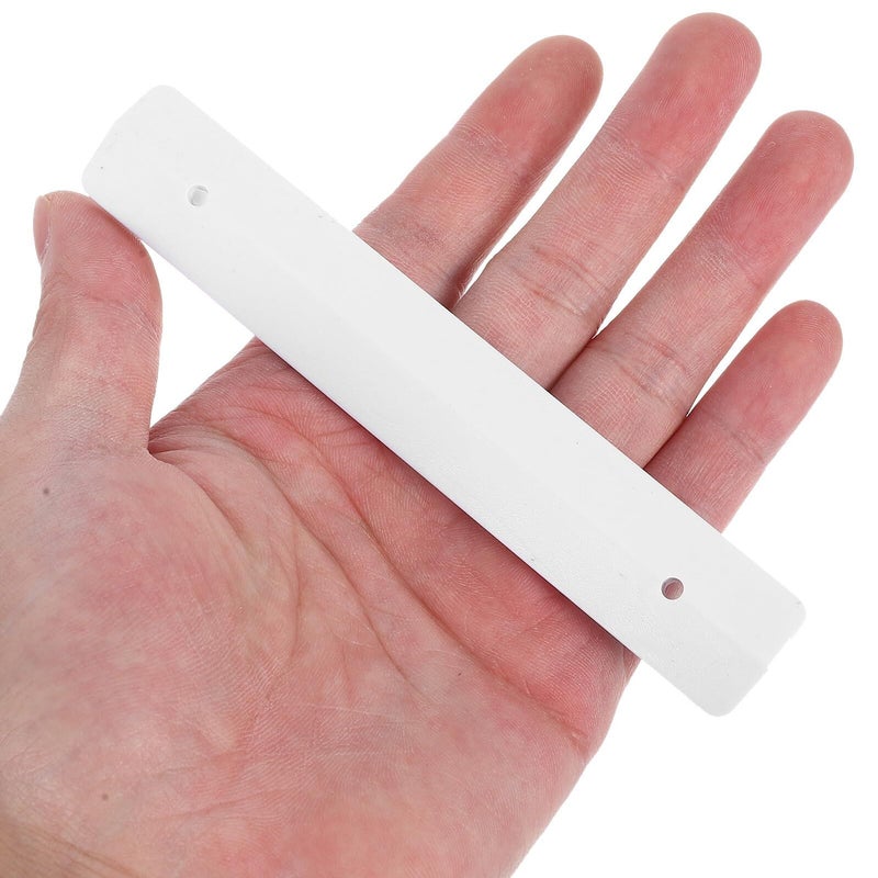 White Pegboard Connectors Heavy Duty 2PCS Brackets For Garage Kitchen Wall Organizers - Image 5