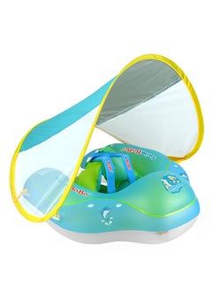 Baby Pool Float with UV Protection Canopy,swimming pool for kids,Adjustable Swim Seat and Safety Handle for Infants 6-24 Months,Removable Sun Shade,Water Toy Storage - pzsku/Z15AB4B7C60907EB3AE31Z/45/1741228408/1689a16b-222d-486d-82b5-d4c1d6cf0b7d