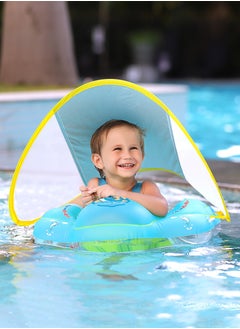 Baby Pool Float with UV Protection Canopy,swimming pool for kids,Adjustable Swim Seat and Safety Handle for Infants 6-24 Months,Removable Sun Shade,Water Toy Storage - pzsku/Z15AB4B7C60907EB3AE31Z/45/1741228408/bf00906d-5709-4040-ad52-b63bf61c473e