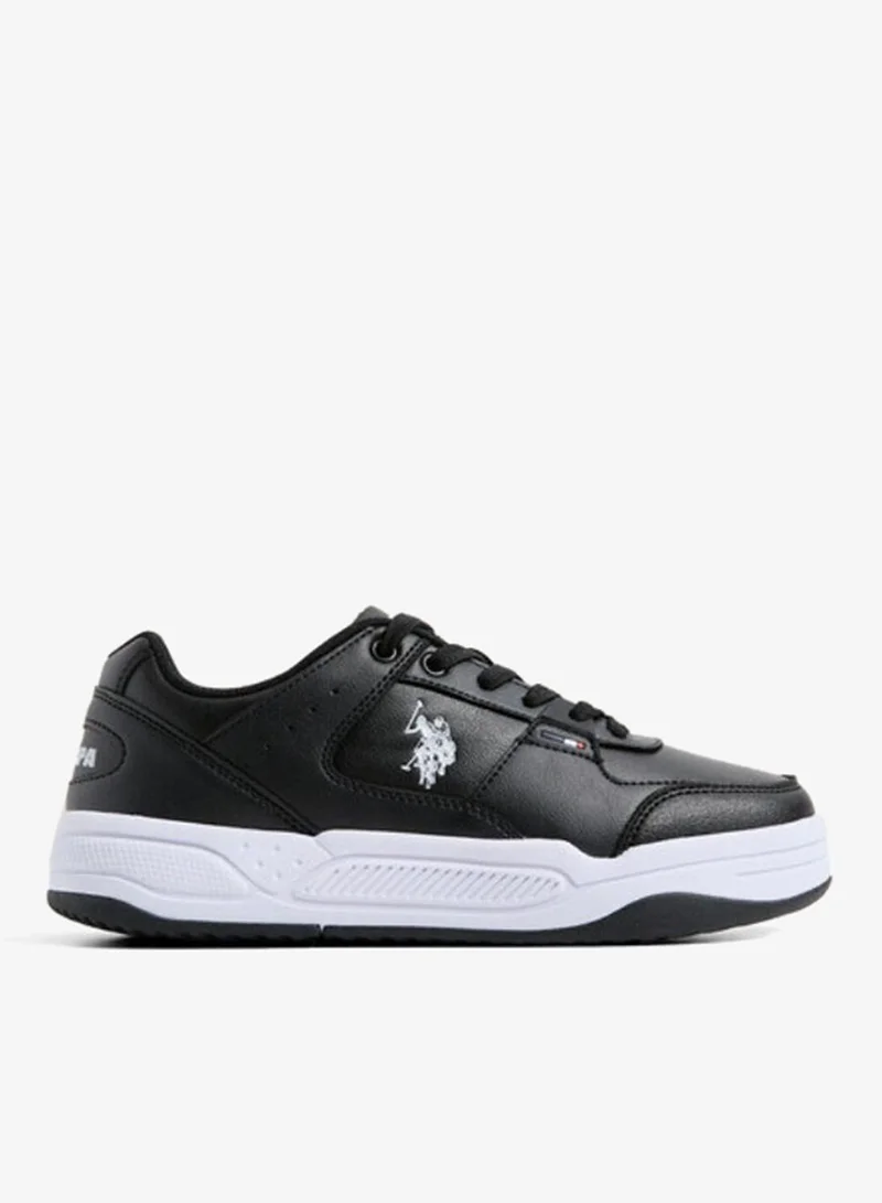 U.S. Polo Assn. Black U.S. Polo Assn. Women’s PHILI GLB 5PR Sneakers – Black Multi-Tone Casual Lace-Up Shoes | Lightweight Cushioned Everyday Comfort Trainers for Women | Best Price UAE