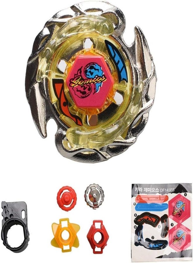 Funstars Evil Gemios DF145FS Metal Fury Spinning Top with Launcher, Classic Spin Toy for Kids(BB56) - Image 3