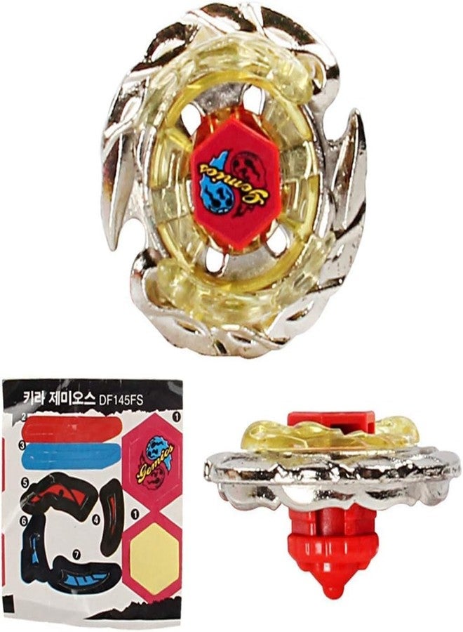 Funstars Evil Gemios DF145FS Metal Fury Spinning Top with Launcher, Classic Spin Toy for Kids(BB56) - Image 2