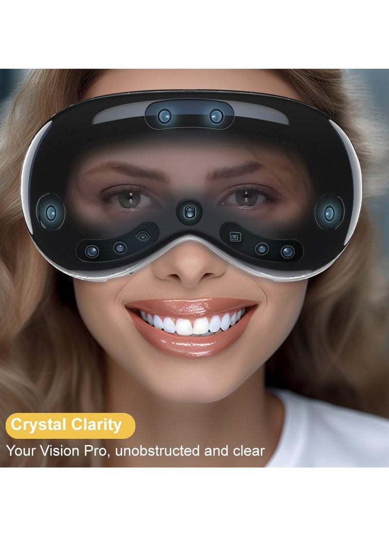 SYOSI - Compatible with Apple Vision Pro Case and Protective Cover TPU Protective Cover for Vision Pro VR Headset 2024 Accessories Provides Superior Protection Against Scratches Transparent - Image 1