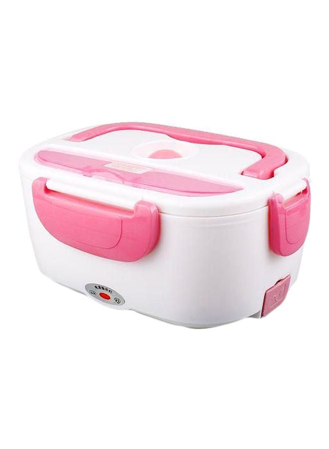 Electric Heatable Lunch Box White/Pink