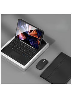 General Arabic and English Keyboard Case for IPad Air 11 Inch 2024 (Model:A2899;A2900),With Mouse and Pen Slot,Detachable Keyboard Case  - Image 1