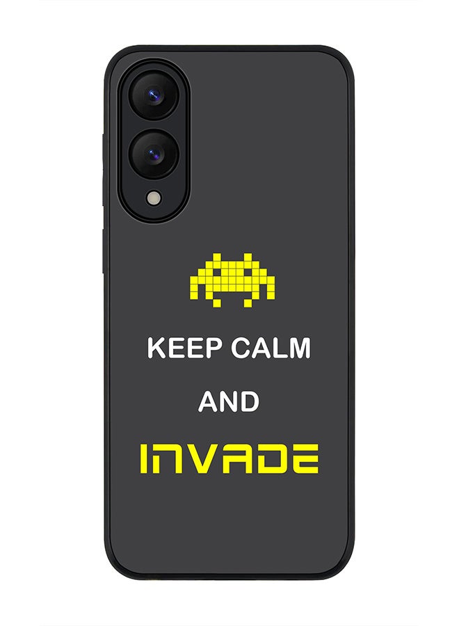 Stylizedd For Samsung Galaxy S25 Edge Case,Slim fit Camera Protection, Shockproof Thin Phone cover  - Keep Calm And Invade
