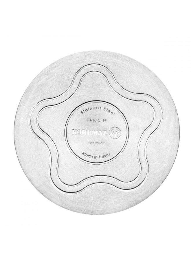 Korkmaz Korkmaz Astra 2 Low 30cm Stainless Steel Cookware  - Image 3