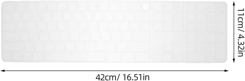 Silicone Keyboard Cover with Raised Keys for Long Nails, Gel Nail Protector Skin for Laptop Typing and Gaming, Compatible with MacBook and Desktop - Image 2