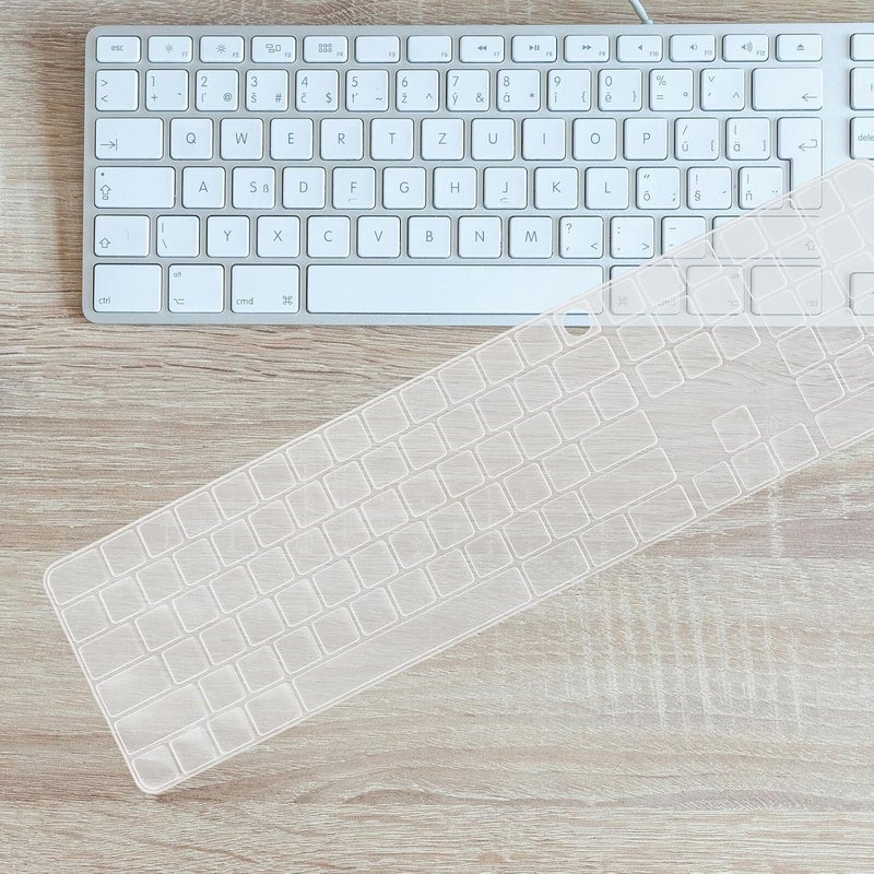 Silicone Keyboard Cover with Raised Keys for Long Nails, Gel Nail Protector Skin for Laptop Typing and Gaming, Compatible with MacBook and Desktop - Image 5