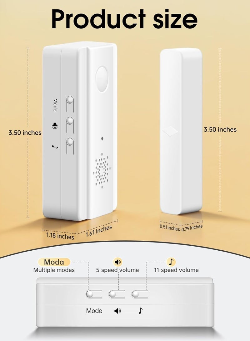 Freezer Door Alarm with Adjustable Voice Reminders (60s/30s/10s/0s Delay) for Open Freezer or Refrigerator Doors - Image 5