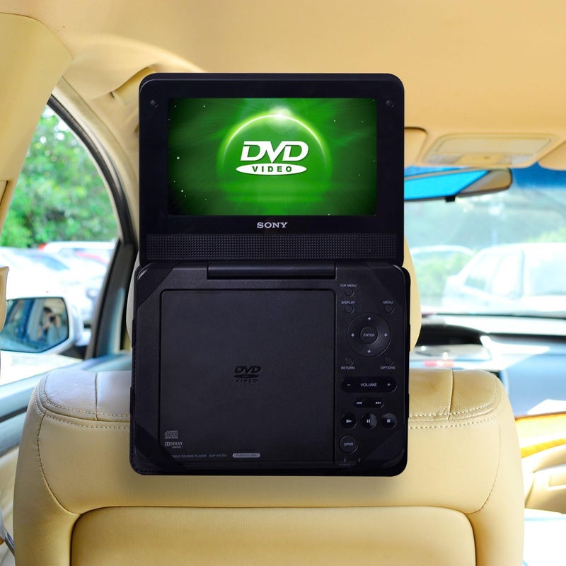 TFY Car Headrest Mount compatiable with Portable DVD Player9 Inch - Image 1