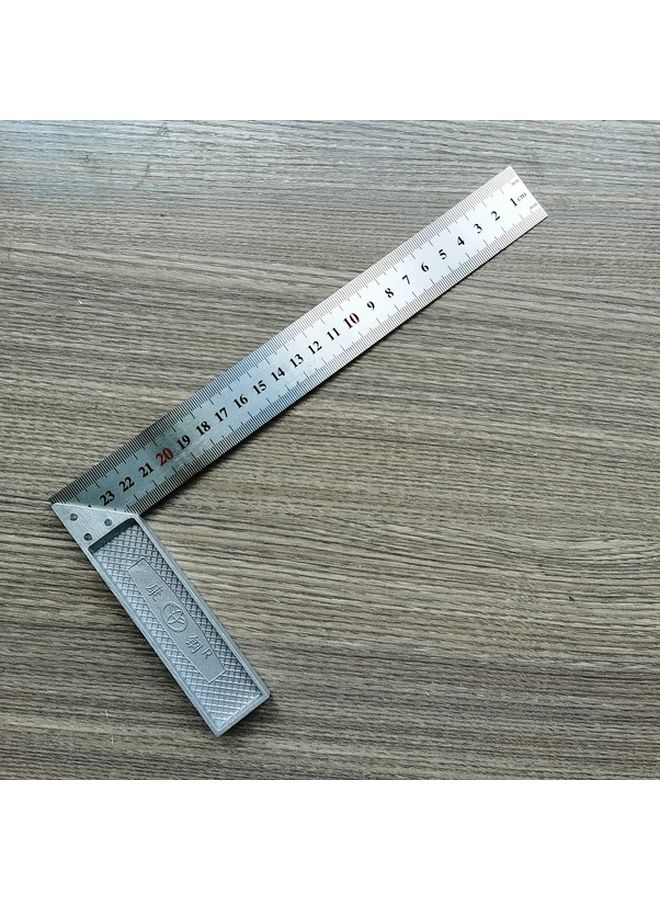 300mm Aluminum Alloy Angle Square Ruler Dual Scale Precision Measuring Tool - Image 4