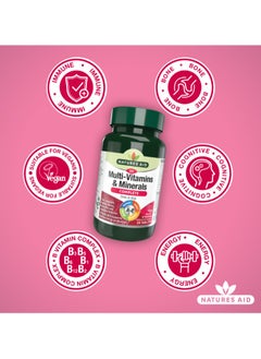Natures Aid Complete Multi-Vitamin & Minerals 90 Tablets  - Image 3