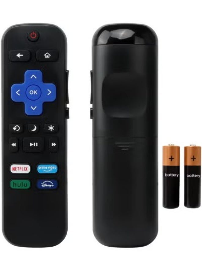 BLUMENiT Universal Remote Control Fits All Roku Smart TVs, Replacement Compatible with TCL Roku/Hisense Roku/Sharp Roku/Insignia Roku TV etc, NOT Fit for Roku Stick & Box with battery - Image 1