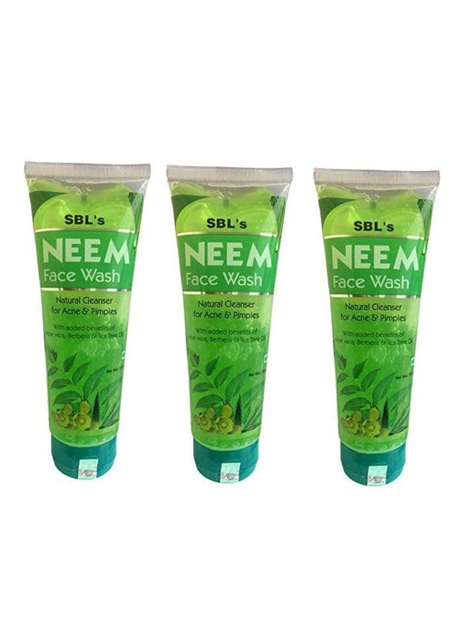 SBL's NEEM FACE WASH - 100 ML |Pack Of 3|