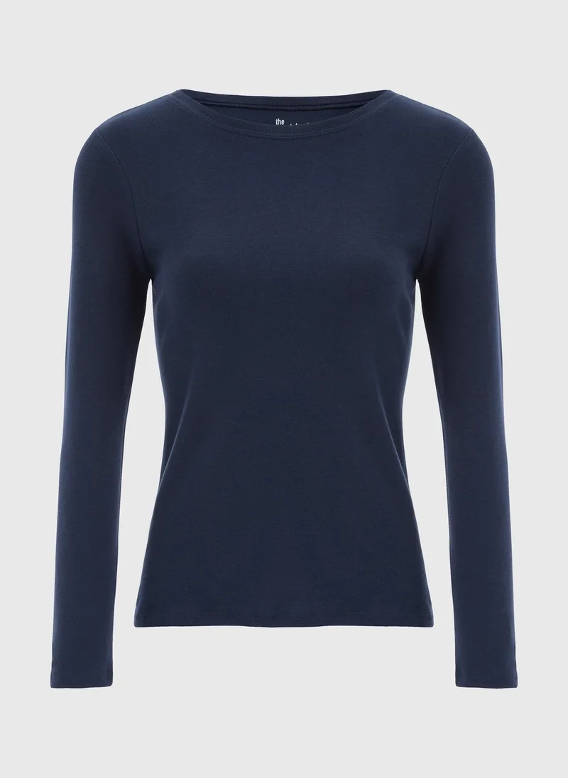 Matalan Navy Long Sleeve T Shirt