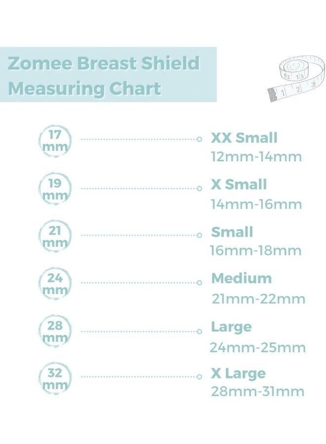 Zomee Flex Breast Shield - Regular (24 mm.) 2 Pack - Image 3
