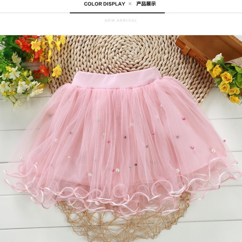 Girls' Skirts, Versatile Kidsren'S Baby Kidsren'S Tutu Skirts, Princess Dance Skirts, Spring, Summer, Styles - Image 1